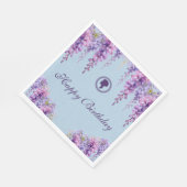 Bridgerton Inspirierte Floral Birthday Napkins Serviette (Ecke)