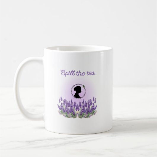 Bridgerton inspirierte Tasse (Links)