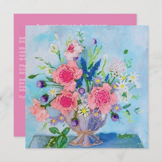 "Bridgerton" Square Danke Karte (Vorne/Hinten)