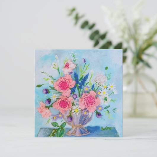 "Bridgerton" Square Danke Karte (Stehend Vorderseite)