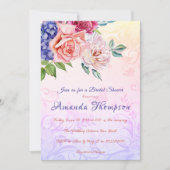 Bridgerton Theme Brautparty Teezeremonie Party Bru Einladung (Vorderseite)