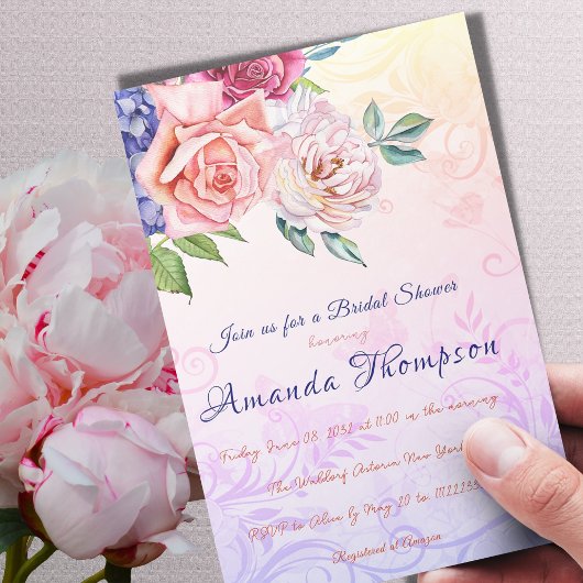 Bridgerton Theme Brautparty Teezeremonie Party Bru Einladung