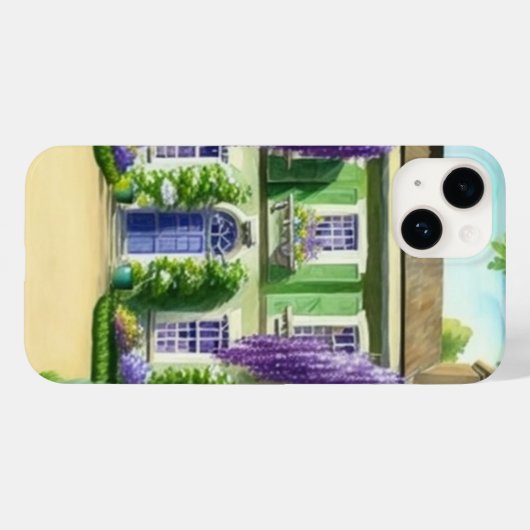 Bridgerton Wisteria Floral Case-Mate iPhone Hülle (Rückseite (Horizontal))