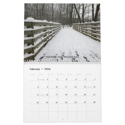 Bridges, a 12-month Photography 2026 Calendar Kalender (Feb 2026)