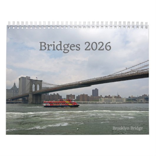 Bridges, a 12-month Photography 2026 Calendar Kalender (Titelbild)