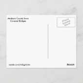 Bridges of Madison County Postkarte (Rückseite)