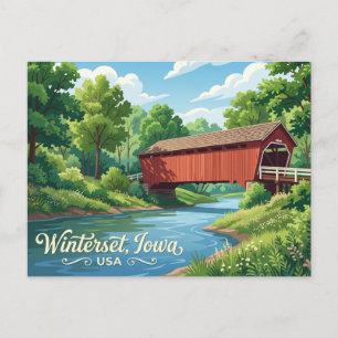 Bridges of Madison County USA Postkarte