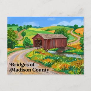 Bridges of Madison County USA Postkarte