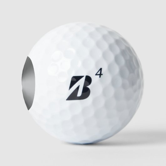 Bridgestone e6 Golfbälle mit metallischem Monogram (Logo)