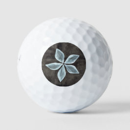 Bridgestone e6 Schwarz mit weißer Blume Golfball