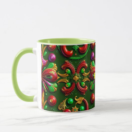 BRIDGET ~ CHRISTMAS ~ 3D ~ Multicolor ~ Tasse (Links)