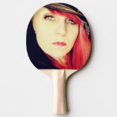 Bridget Evans Ping Pong Paddle Tischtennis Schläger (Rückseite)
