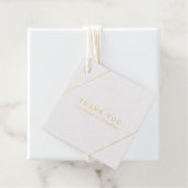 Bridget Geometric Modern Wedding Geschenkanhänger (Mit Box)