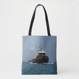 Bridget McAllister auf der ganzen Tasche