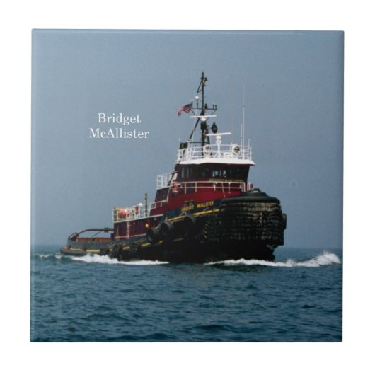 Bridget McAllister tile Fliese (Vorderseite)