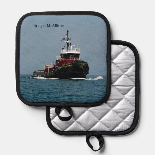 Bridget McAllister Topflappen (Vorderseite/Rückseite)