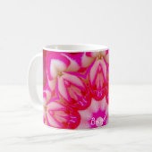 BRIDGET ~ Personalisierte Rose Fraktal ~ Kaffeetasse (Vorderseite Links)
