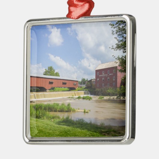 Bridgeton Bridge and Mill Silbernes Ornament (Links)