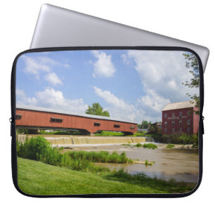Bridgeton-Brücke und Mühle Laptopschutzhülle