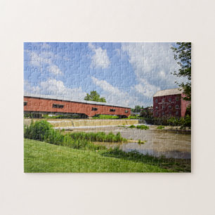 Bridgeton-Brücke und -Mühle Puzzle