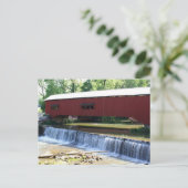 Bridgeton Covered Bridge Postkarte (Stehend Vorderseite)