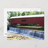 Bridgeton Covered Bridge Postkarte (Vorne/Hinten)