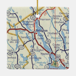 Bridgeton Maine Keramikornament