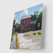 Bridgeton Mill Wall Clock Quadratische Wanduhr (Winkel)