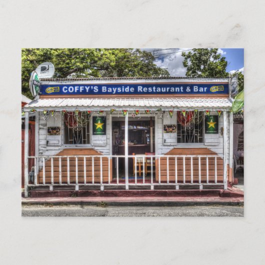 Bridgetown Barbados Bar Postkarte (Vorderseite)