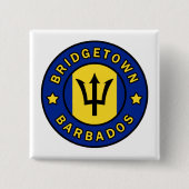 Bridgetown Barbados Button (Vorderseite)