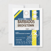 Bridgetown Barbados Fahrkarte (Rückseite)