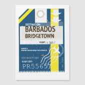 Bridgetown Barbados Fahrkarte Magnetkarte (Vorderseite)
