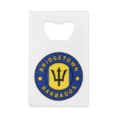 Bridgetown Barbados Geldbeutel Flaschenöffner (Rückseite)