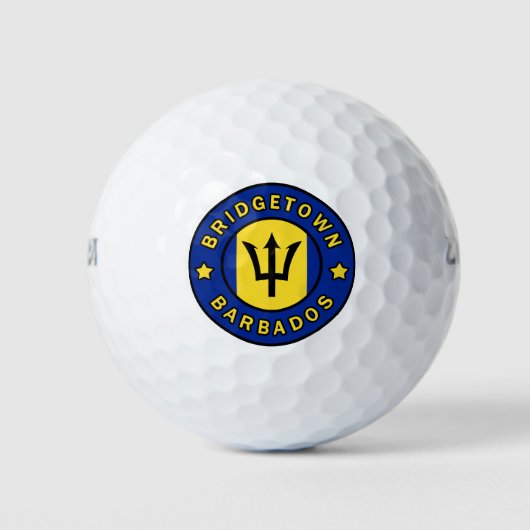 Bridgetown Barbados Golfball (Vorderseite)