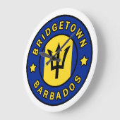 Bridgetown Barbados Große Wanduhr (Winkel)