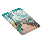 Bridgetown Barbados Illustration Reisen Magnet (Rechte Seite)