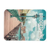 Bridgetown Barbados Illustration Reisen Magnet (Horizontal)