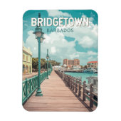 Bridgetown Barbados Illustration Reisen Magnet (Vertikal)
