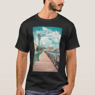 Bridgetown Barbados Illustration Reisen T-Shirt