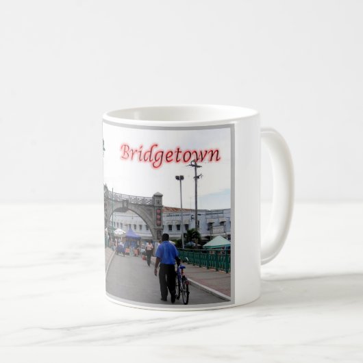 Bridgetown - Barbados - Kaffeetasse (VorderseiteRechts)