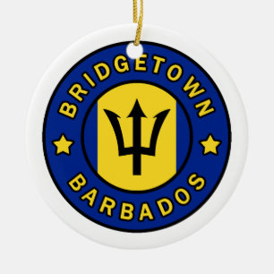Bridgetown Barbados Keramik Ornament