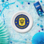 Bridgetown Barbados Pappteller (Party)