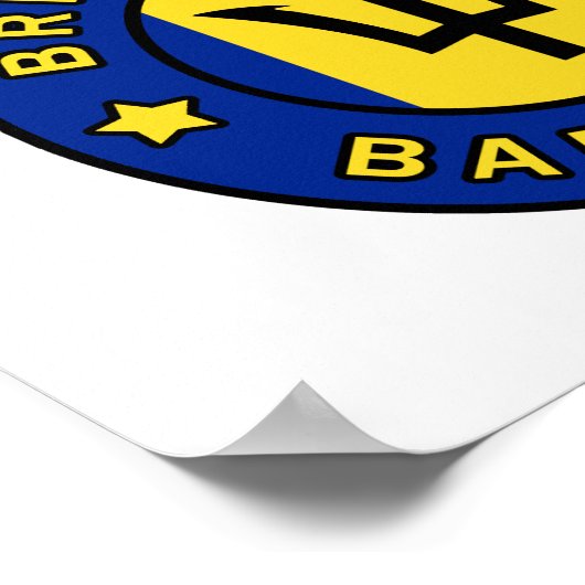 Bridgetown Barbados Poster (Ecke)