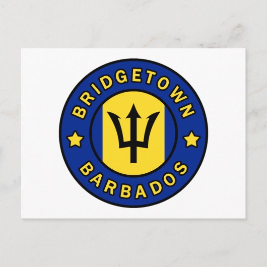 Bridgetown Barbados Postkarte (Vorderseite)