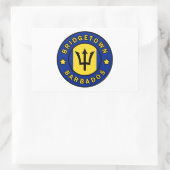 Bridgetown Barbados Rechteckiger Aufkleber (Tasche)