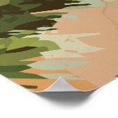 Bridgetown, Barbados Vintage Travel Poster. Poster (Ecke)