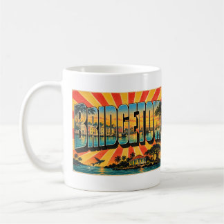 Bridgetown Careenage Kolonialwarenlager Vintage  Kaffeetasse
