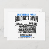 Bridgetown Postkarte (Vorne/Hinten)