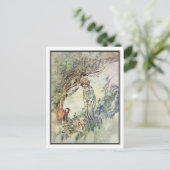 Bridget's Fairies von Charles Robinson Postkarte (Stehend Vorderseite)