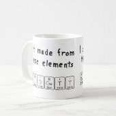 Bridgett Periodenname Tasse (Vorderseite Links)